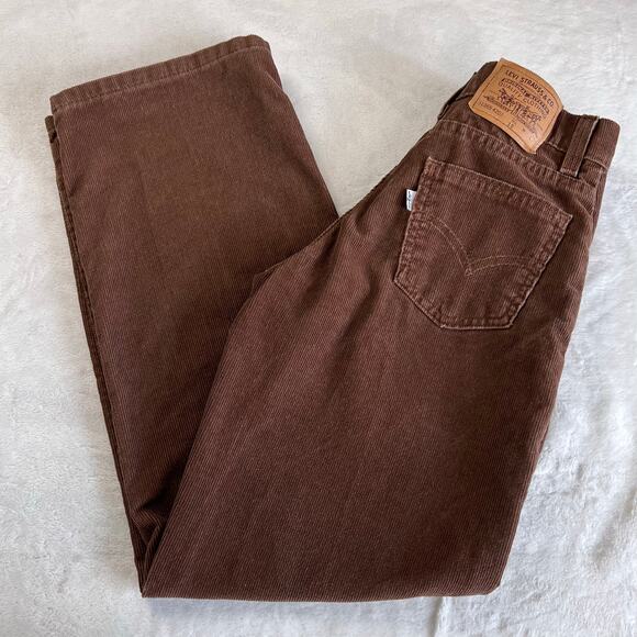 Levi's Other - Levi's Vintage Boys Kids Brown Corduroy Pants size 10 Regular 1997 24X27 USA